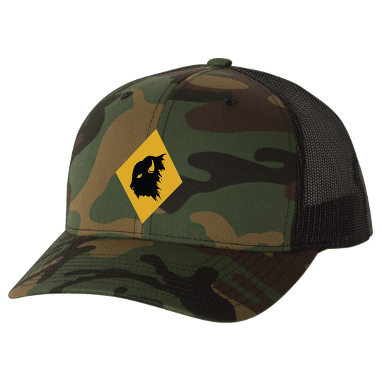 B BTRY, 2-130 FAR "Bison" Embroidered Hats