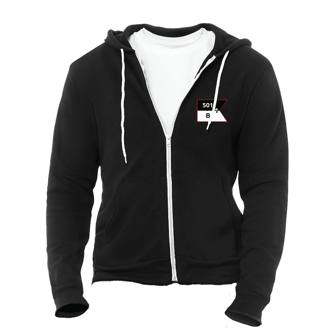 B Co, 1-501 AB "Death Dealers" Full-Zip Hoodie