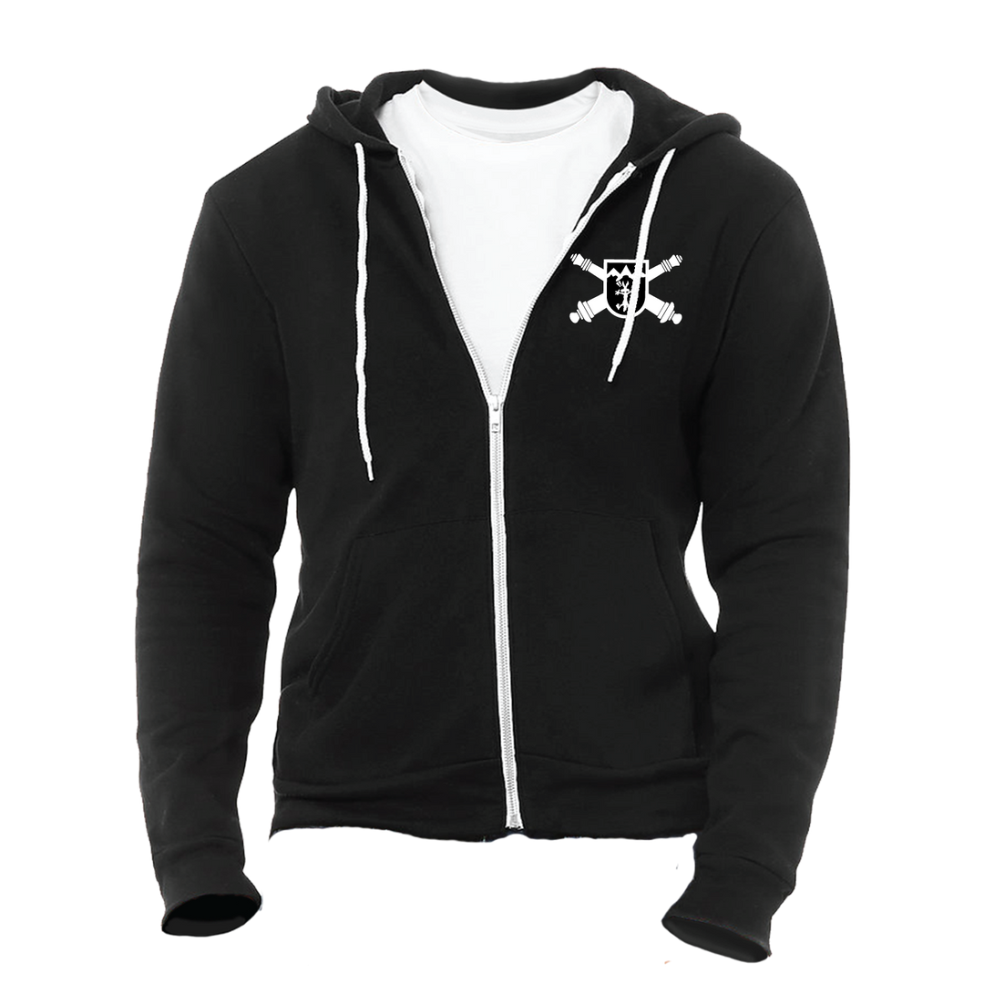 3 PLT, B BTRY, 3-157 FAR Full-Zip Hoodie