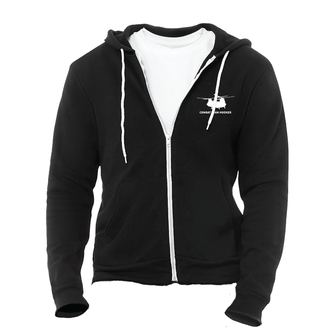 F Co, 2-135 GSAB (D-E-) "Combat Team Hooker" Full-Zip Hoodie