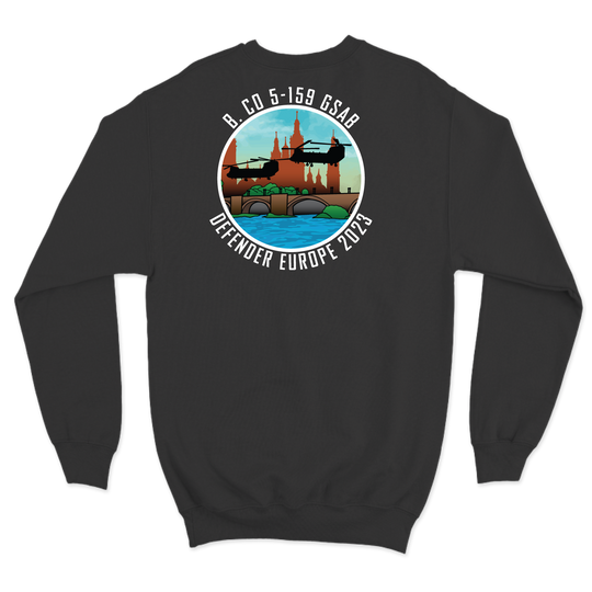 B Co, 5-159 GSAB "Europe 2023" Crewneck Sweatshirt