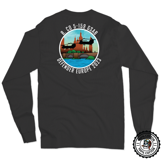 B Co, 5-159 GSAB "Europe 2023" Long Sleeve T-Shirt