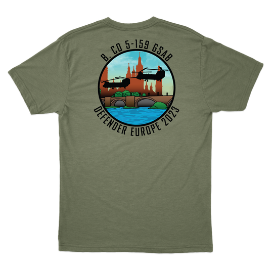 B Co, 5-159 GSAB "Europe 2023" T-Shirts