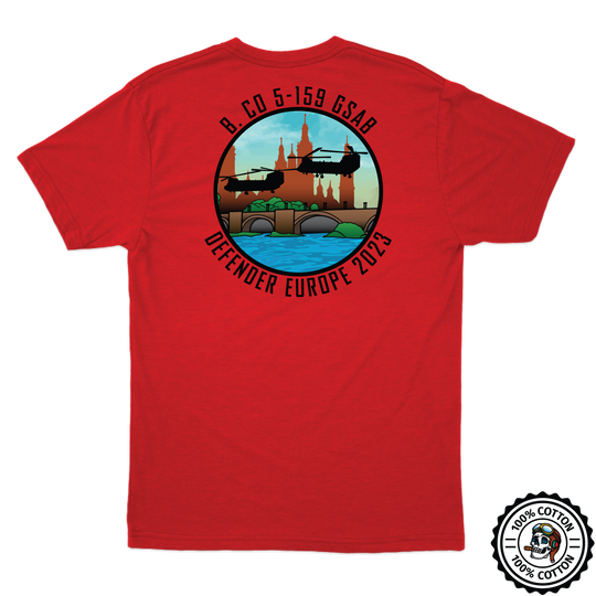 B Co, 5-159 GSAB "Europe 2023" T-Shirts
