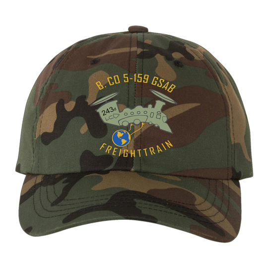 B Co 5-159 GSAB "Freight Train" Embroidered Hats