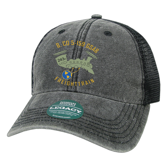 B Co 5-159 GSAB "Freight Train" Embroidered Hats