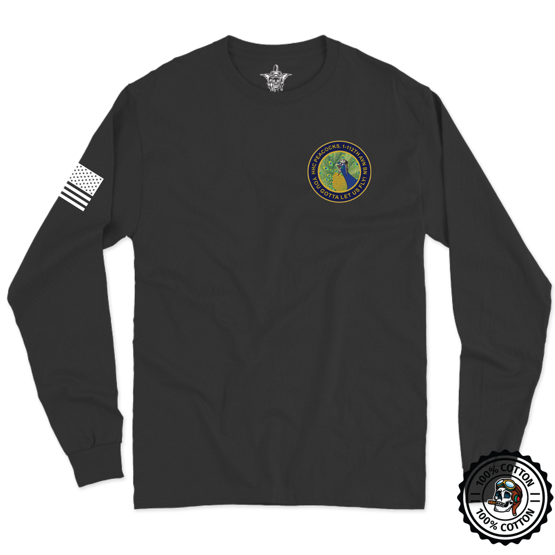 HHC, 1-112 AVN "Peacocks" Long Sleeve T-Shirt