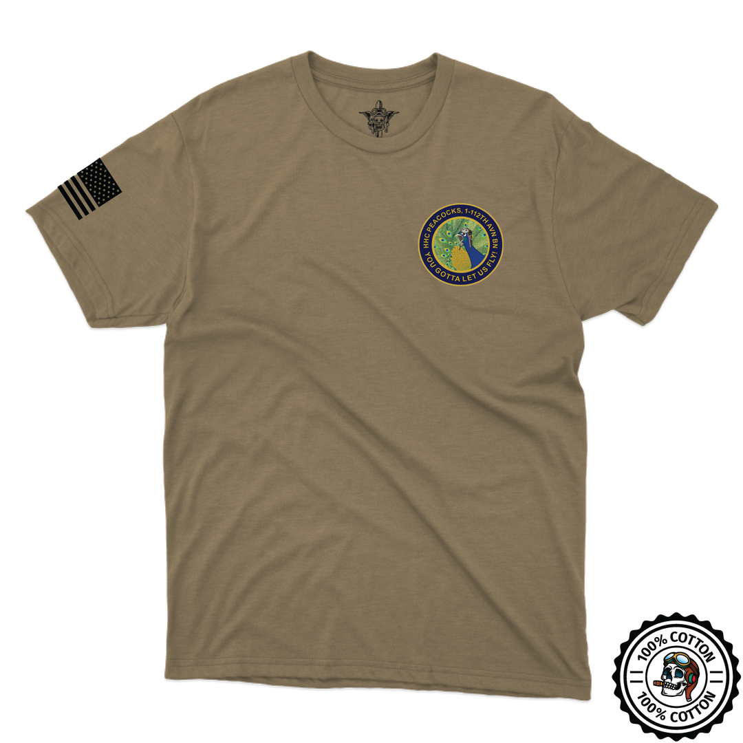 HHC, 1-112 AVN "Peacocks" Tan 499 T-Shirt