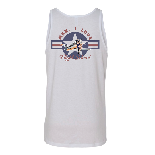 Man I Love Flight School T-6 Tank Top