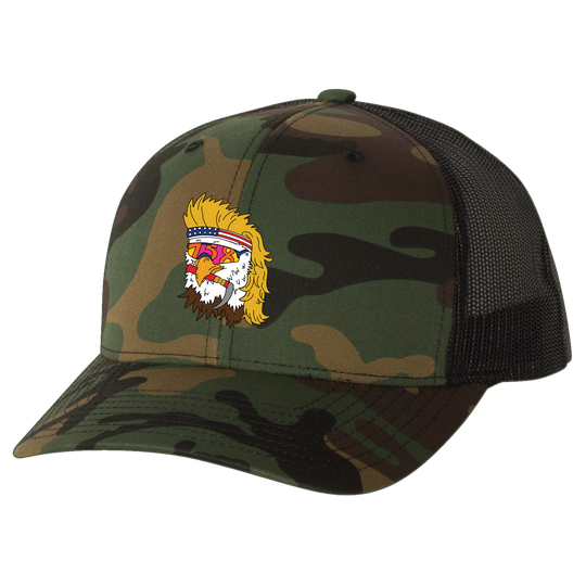 758 FRSD Mullet Embroidered Hats