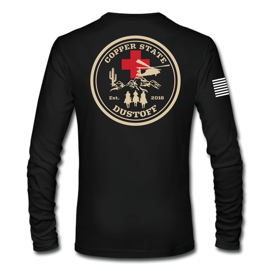 Det 1, C Co, 2-149 AVN "Copper State Dustoff" Long Sleeve T-Shirt