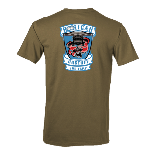 2 FSMP, C Co, 2-4 GSAB "Hooligan Dustoff" Flight Approved T-Shirt