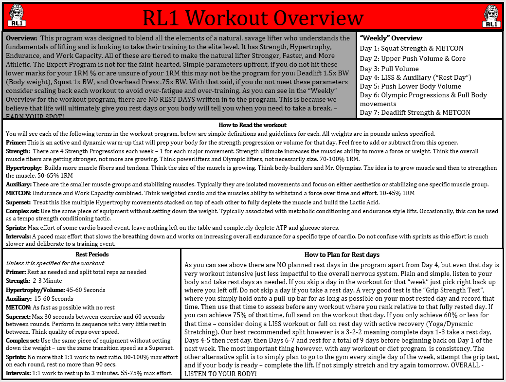 RL1 - Expert Program - 12 Weeks