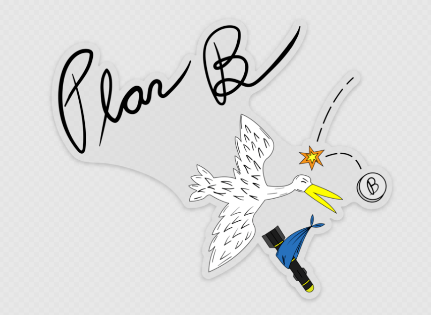 Plan B AH64 Sticker