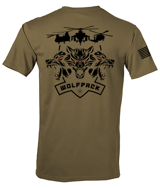 82nd CAB Task Force Wolfpack Flight Approved T-Shirt