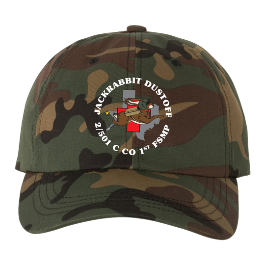 1 FSMP, C Co, 2-501 Jackrabbit Dustoff Embroidered Hats