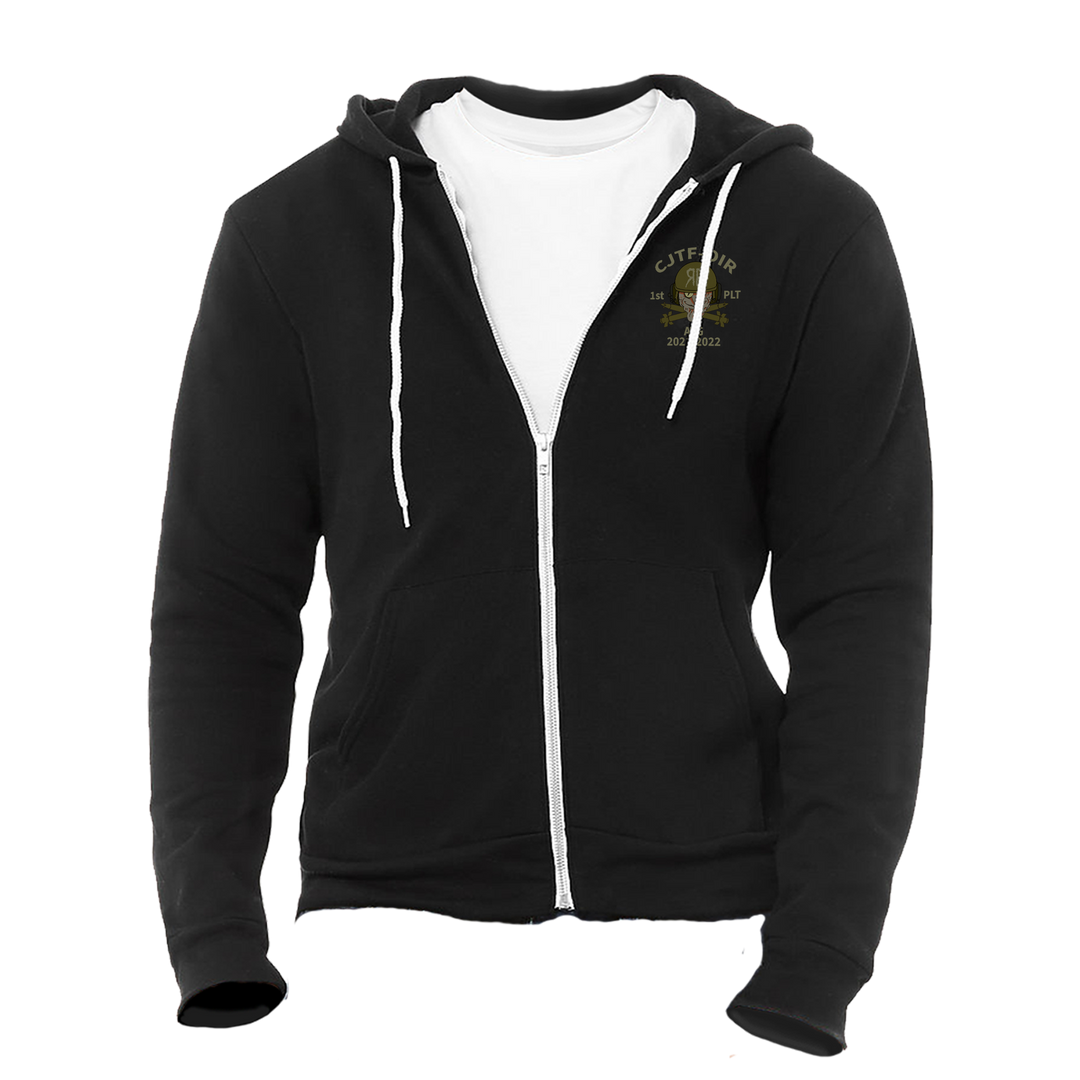 1 PLT, B BTRY, 3-157 FAR Full-Zip Hoodie
