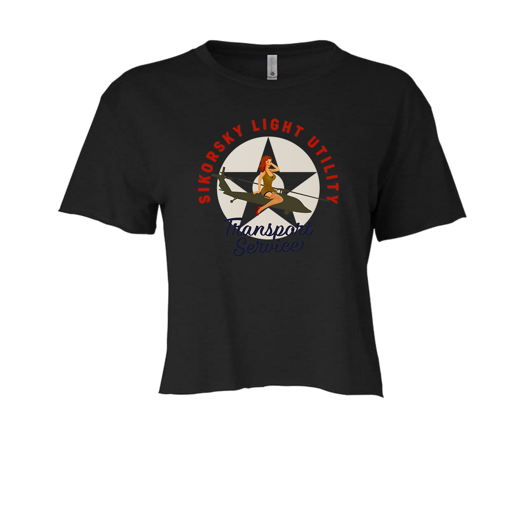 Sikorsky Light Utility Transportation Service Crop Top
