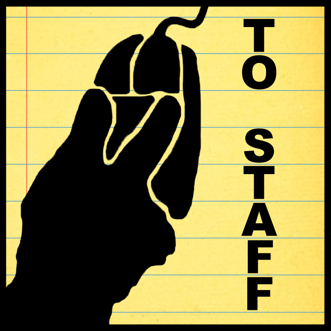 Two To Staff Sticker
