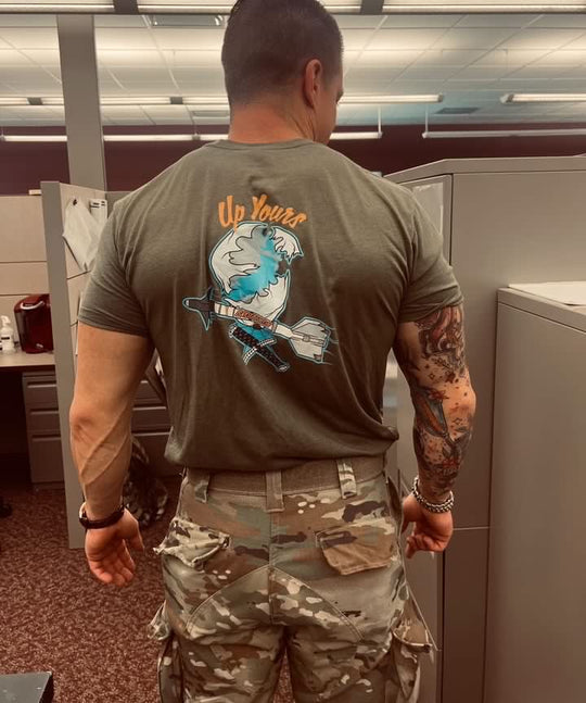 "Up Yours" F-22 Balloon Games T-Shirt