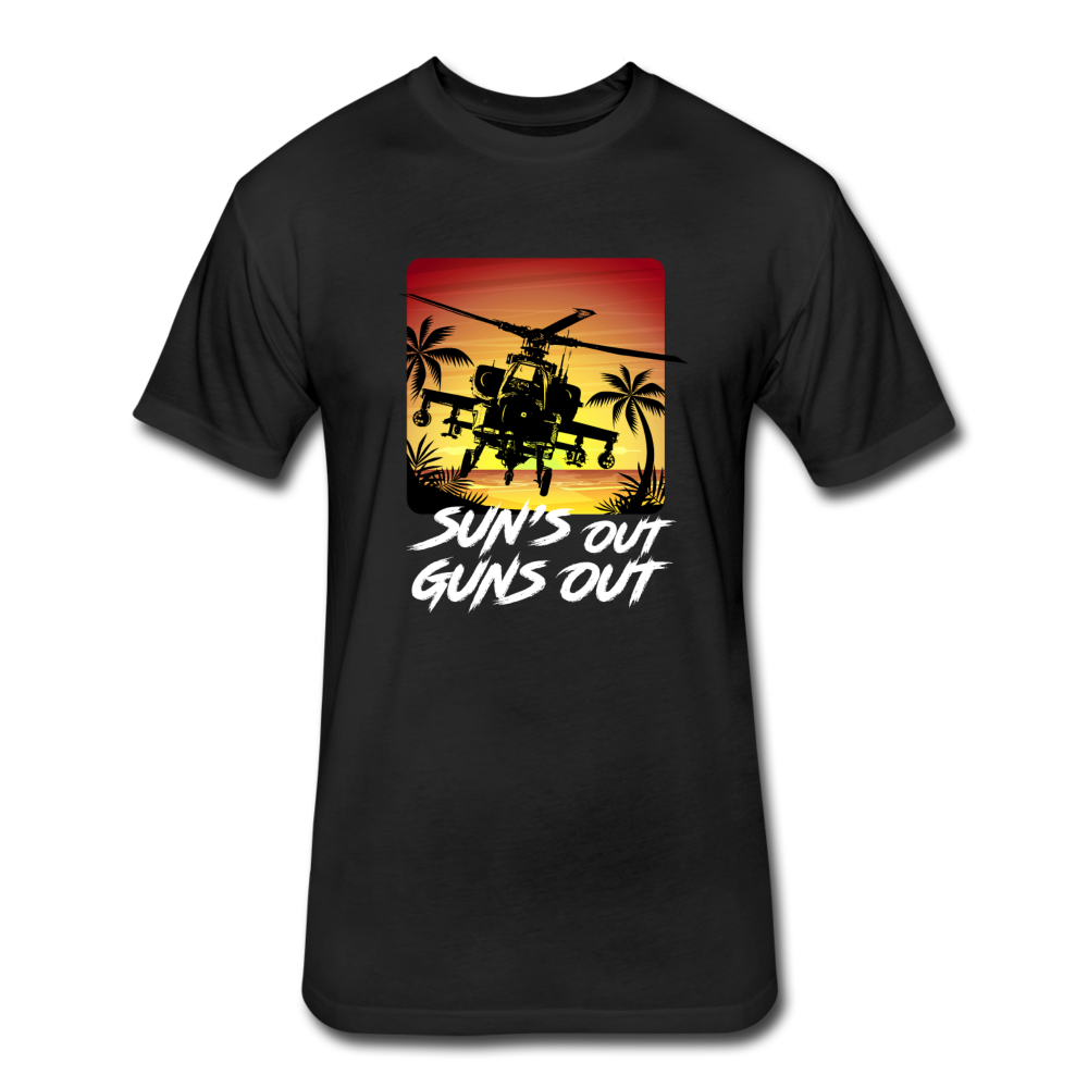 Sun's Guns T-Shirt | Helicopter Apparel | Aviation T Shirts – Brotallion LLC