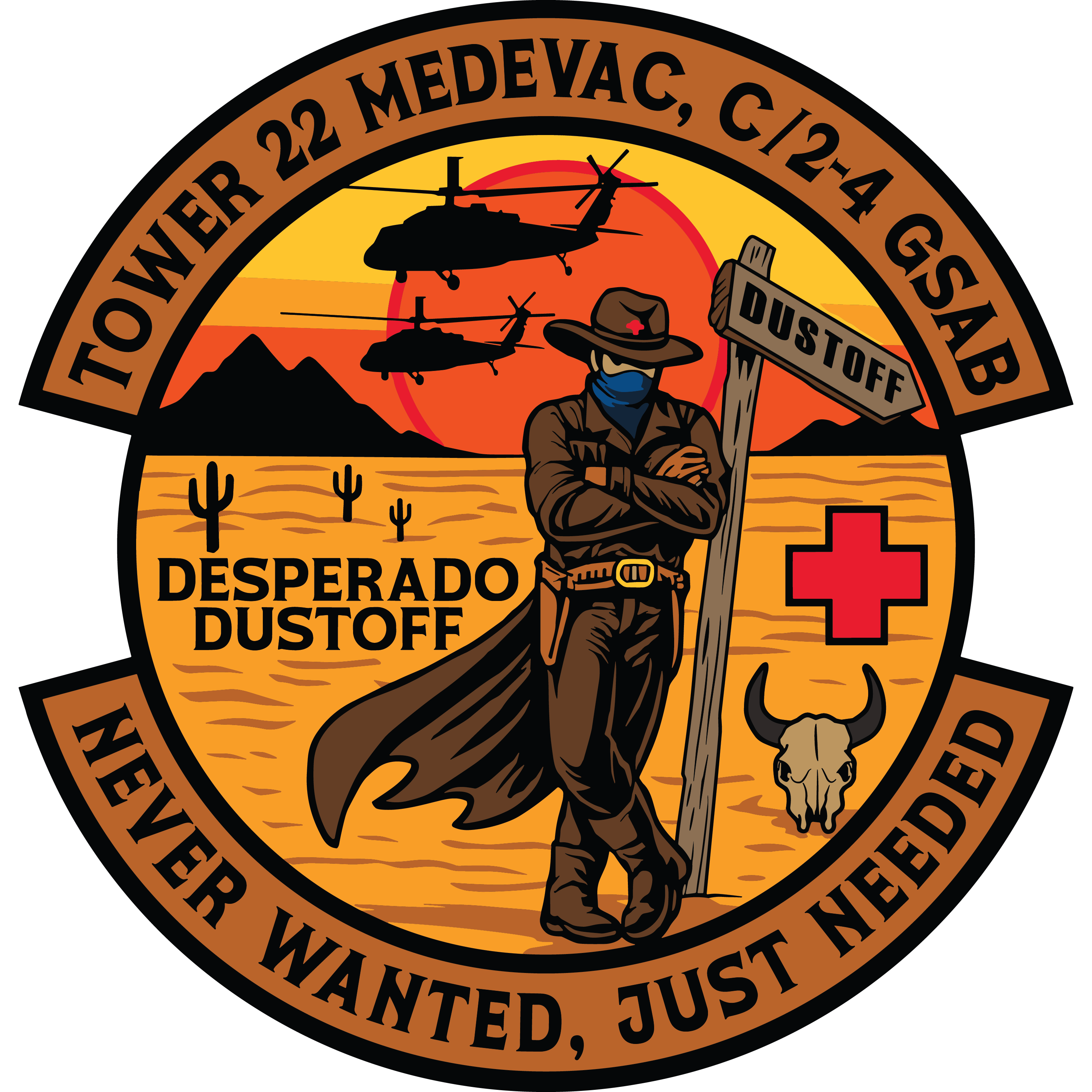5 FSMT, C Co, 2-4 GSAB "Desperado Dustoff"