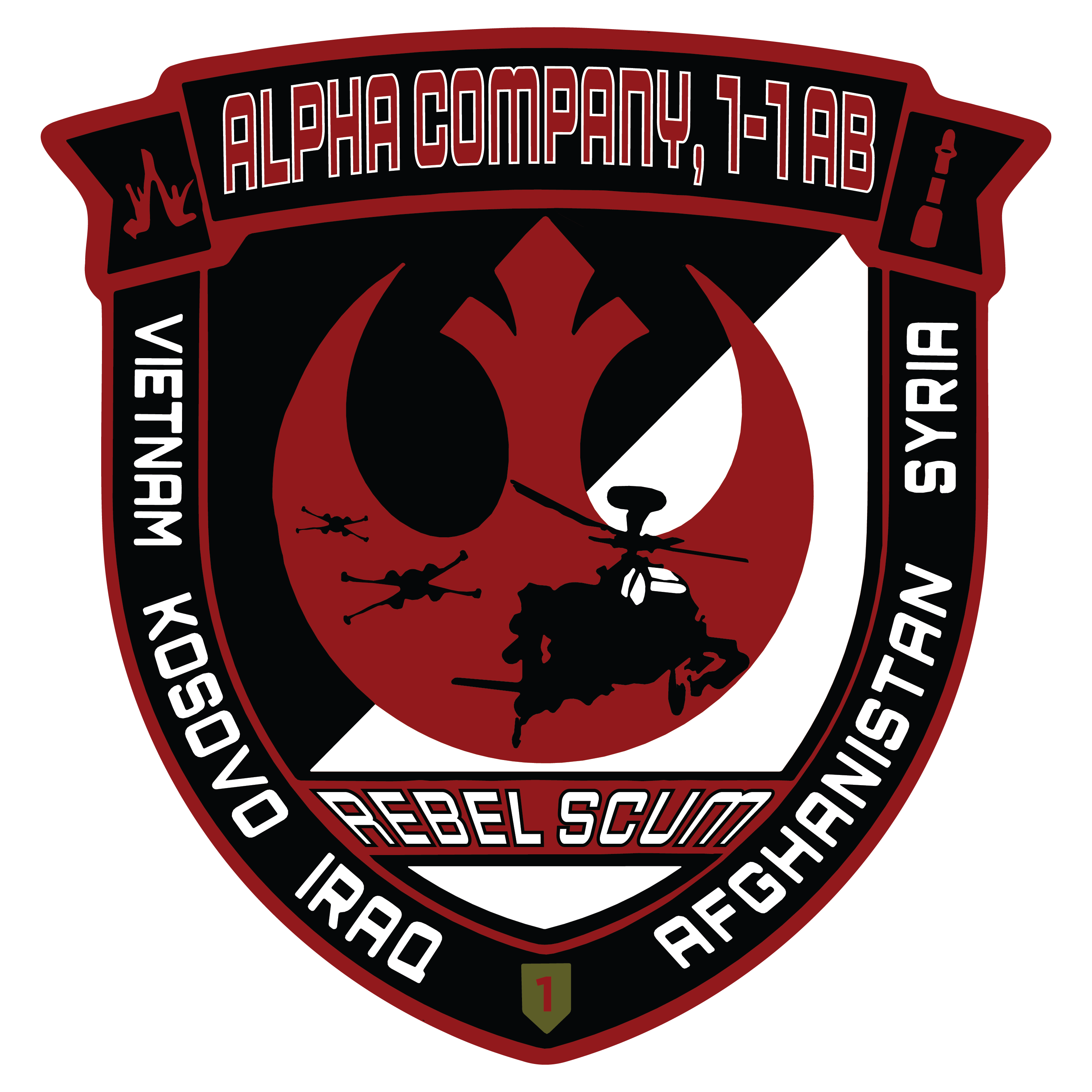 A Co, 1-1 AB "Rebels"