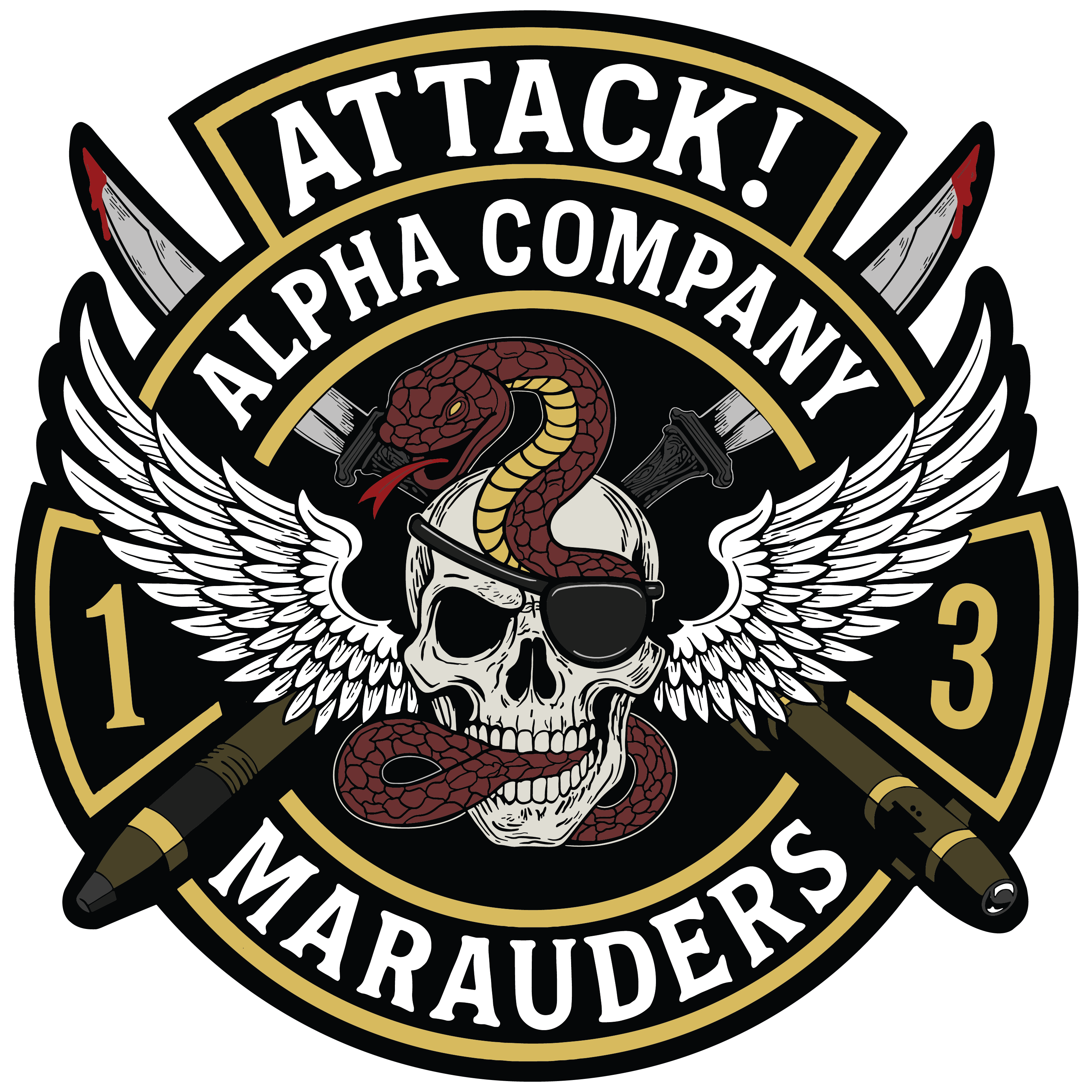 A Co, 1-3 AB "Marauders"