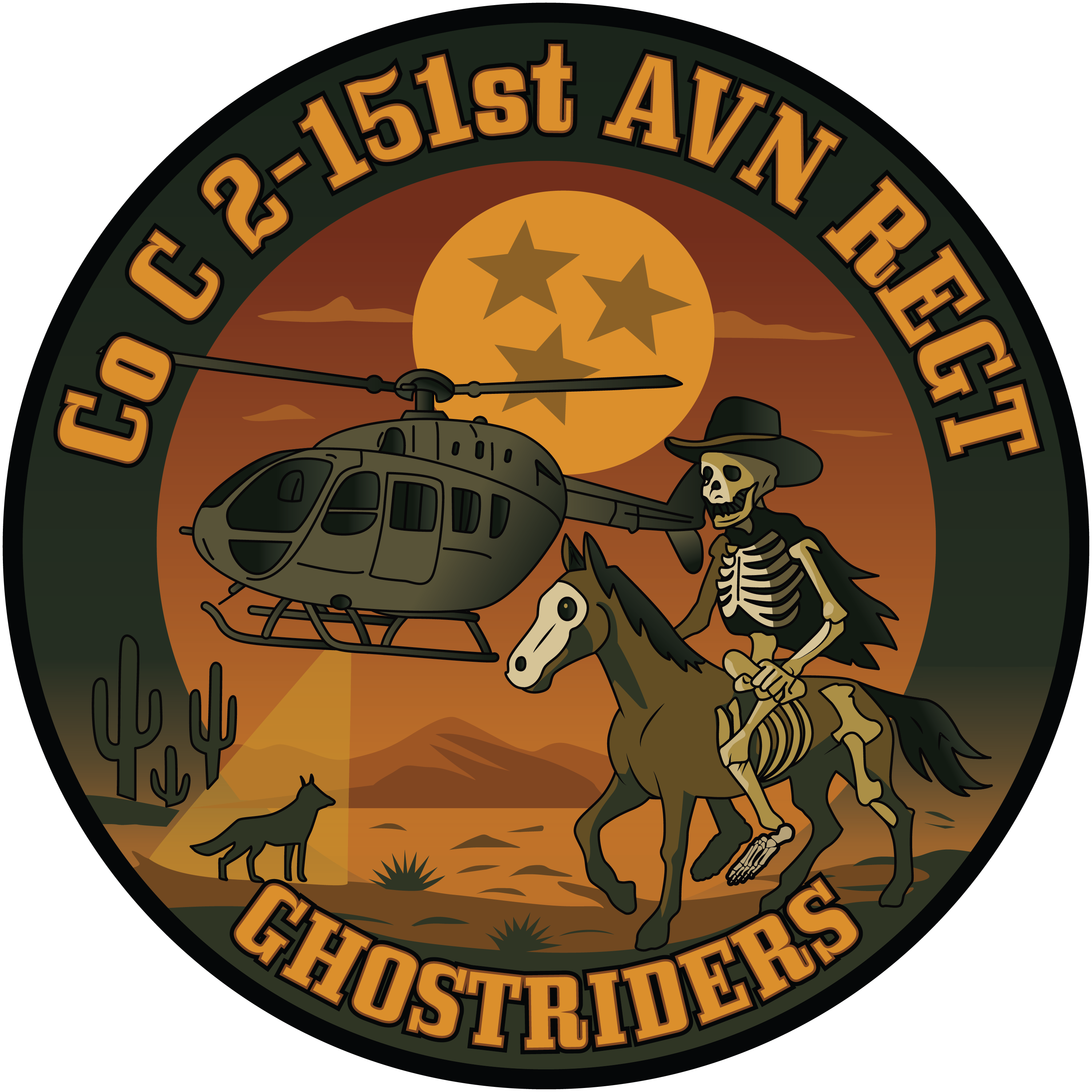 C Co, 2-151 AVN "Ghostriders"