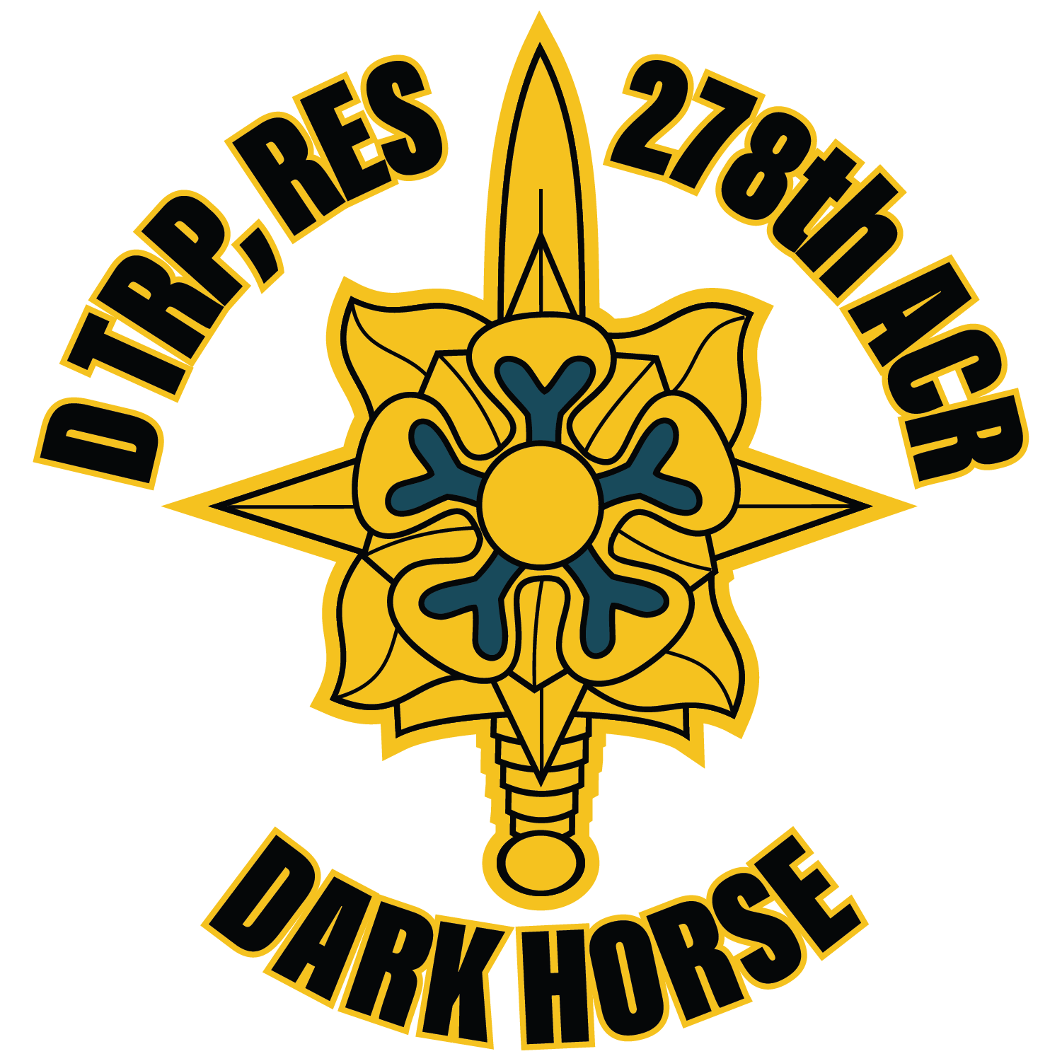 D TRP, RES, 278th ACR "Darkhorse"
