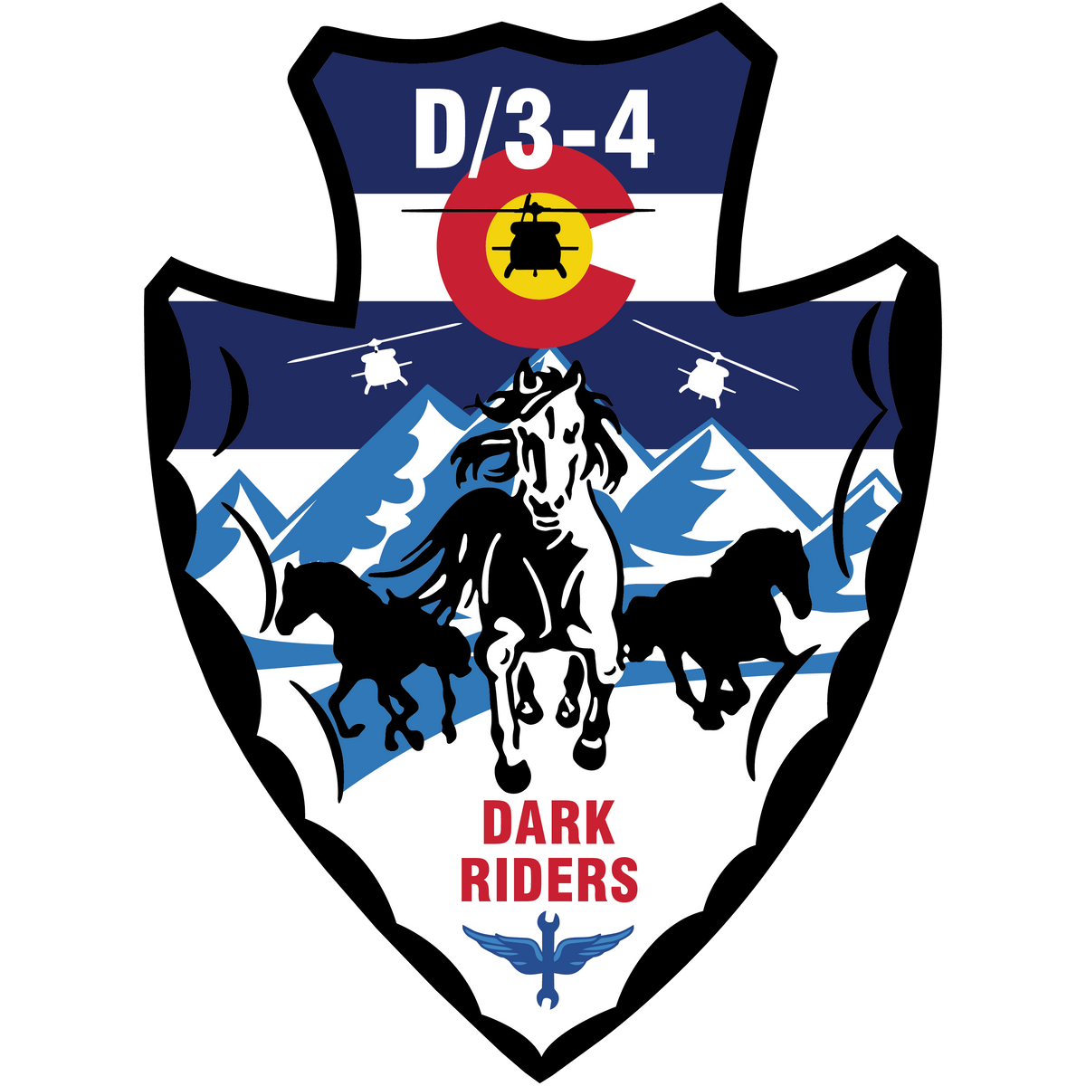 D Co, 3-4 AHB-M "Dark Riders"