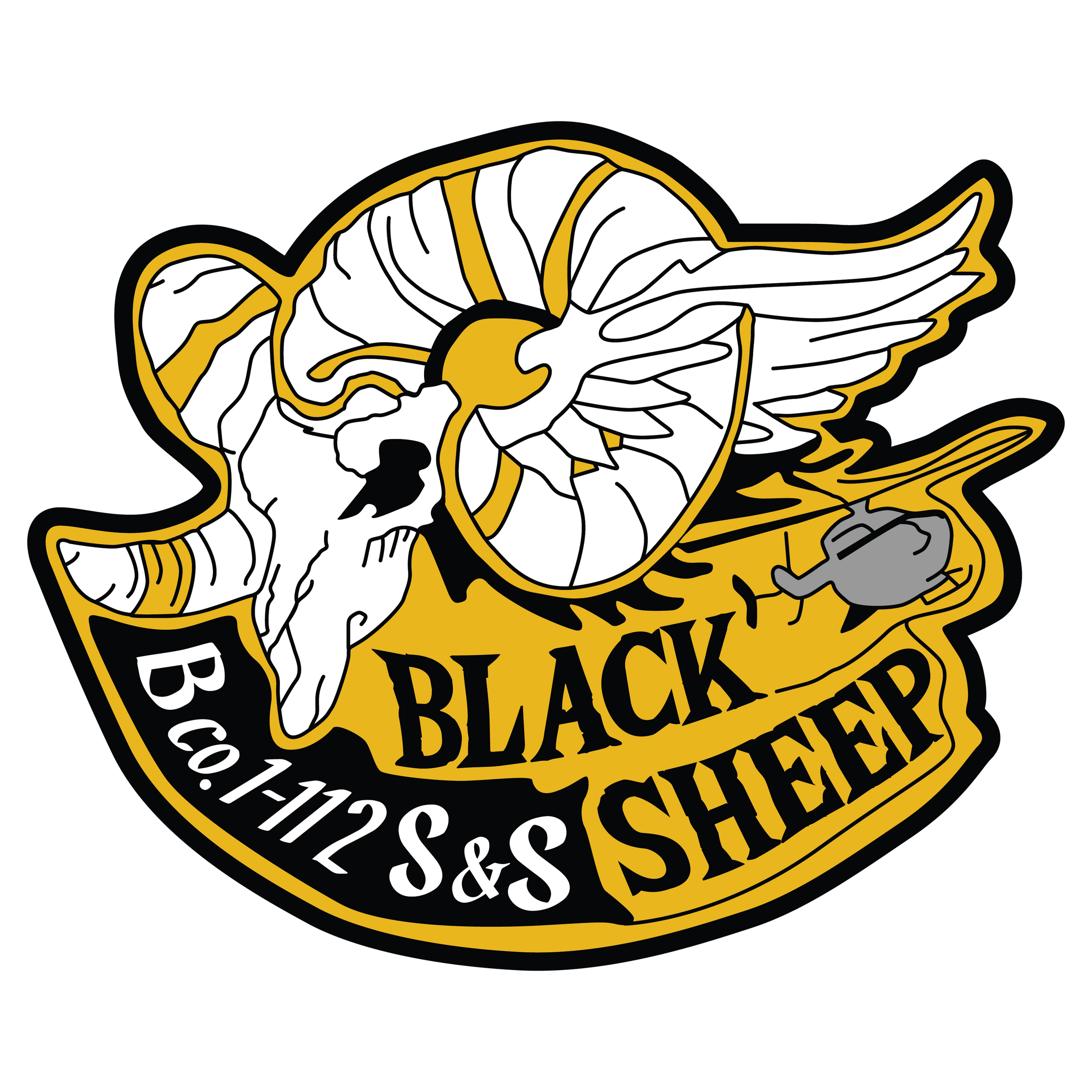 Det 1, B Co, 1-112 S&S "Black Sheep"
