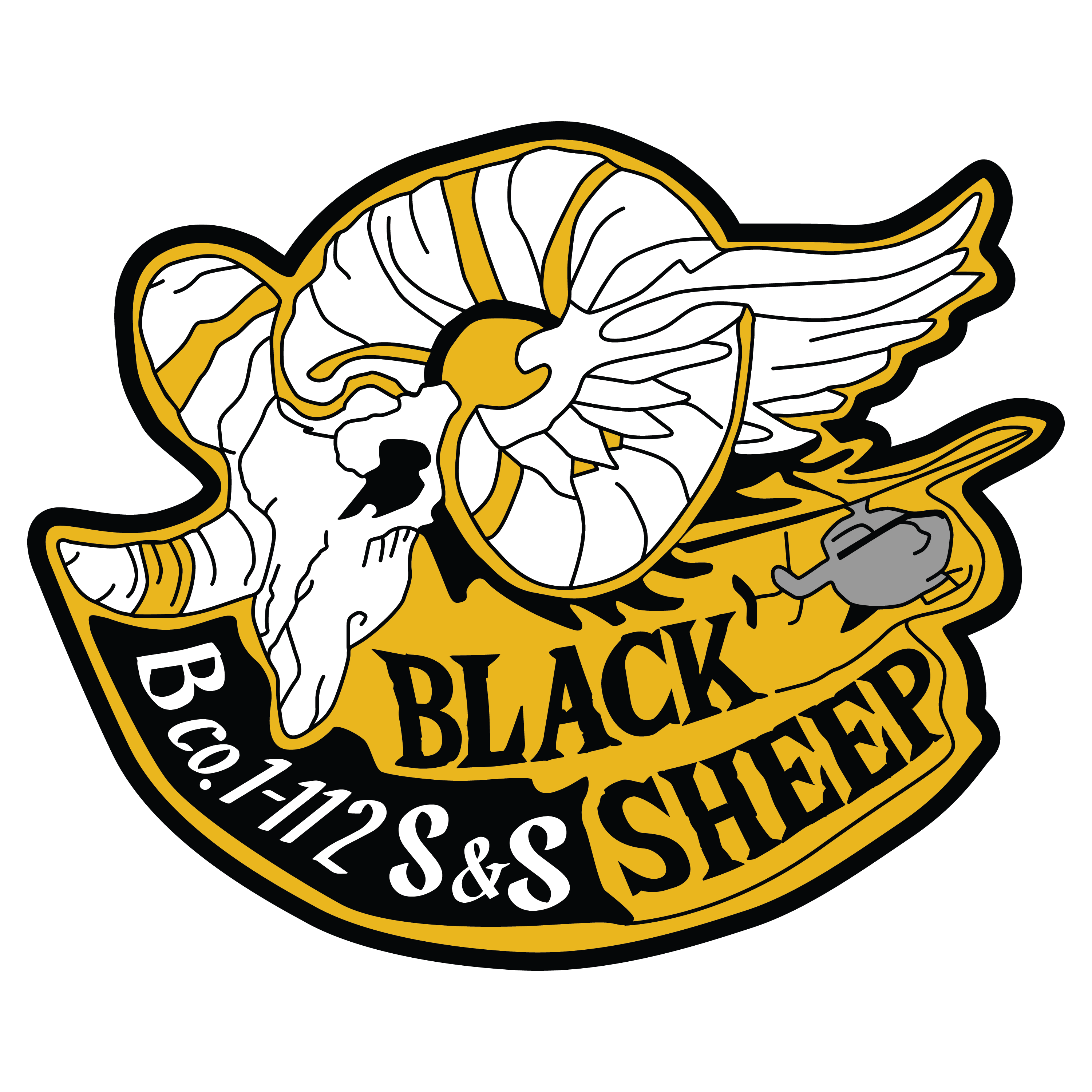 Det 1, B Co, 1-112 S&S "Black Sheep"