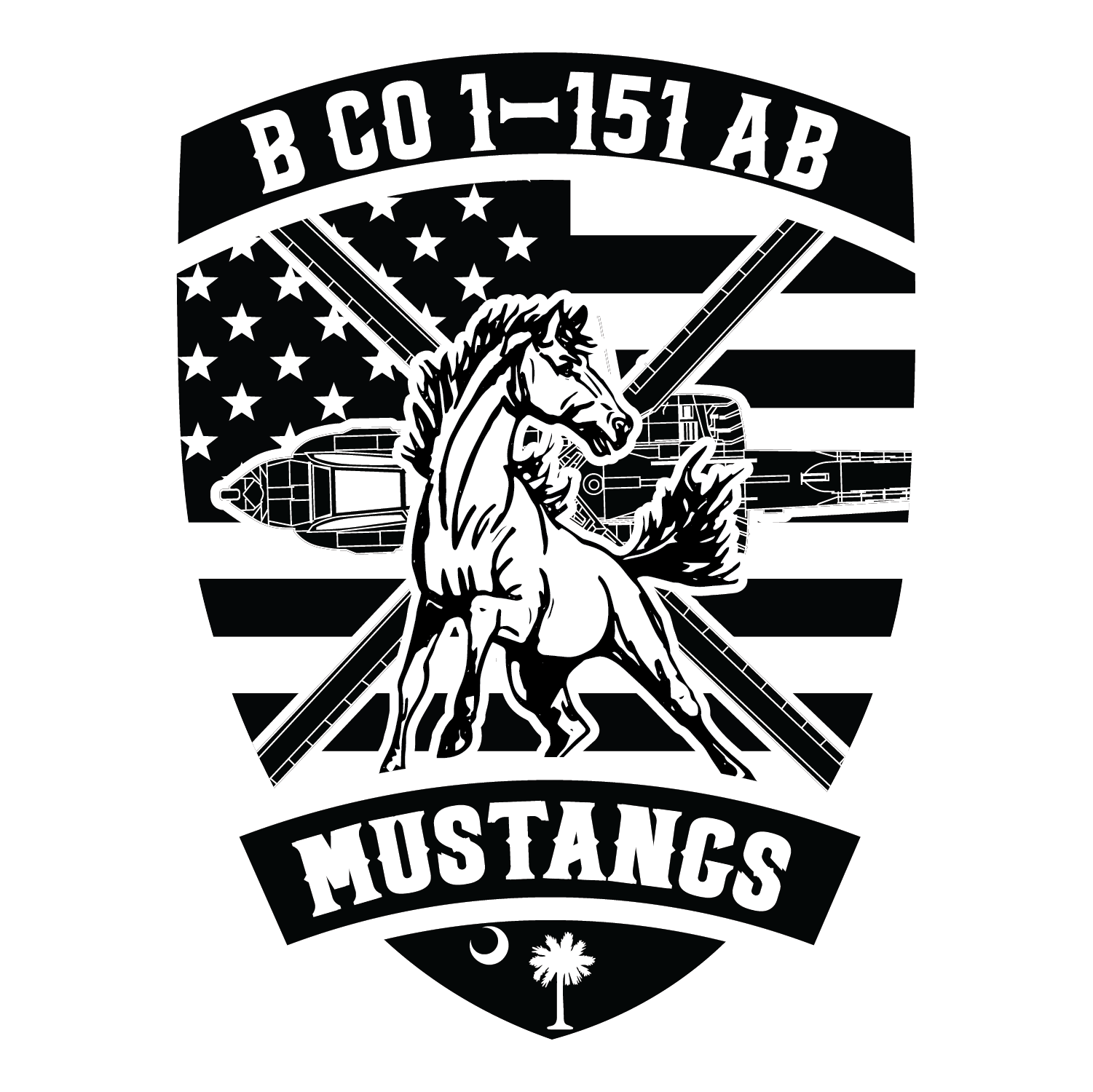 B Co, 1-151 AB "Mustangs"