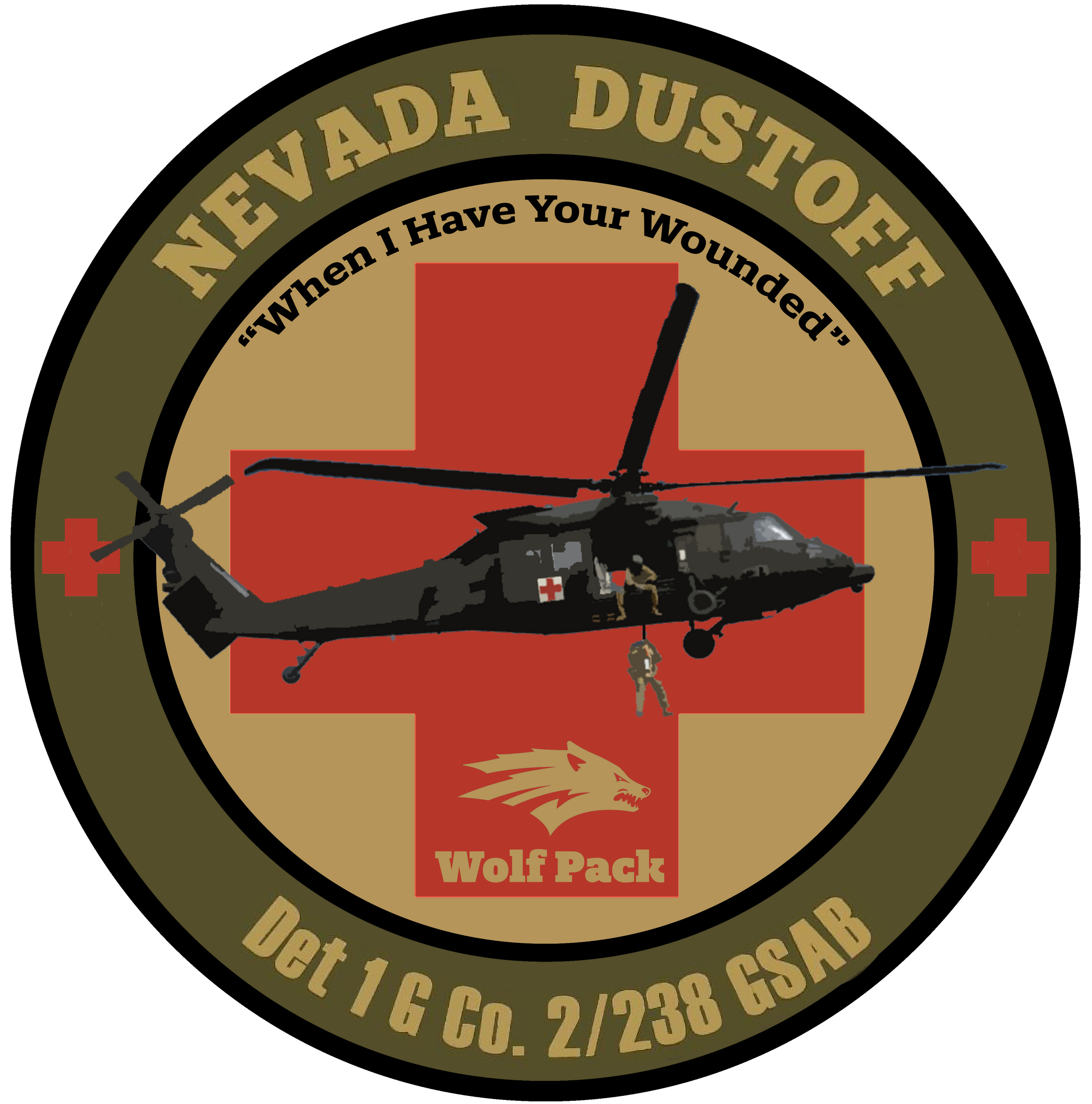 Det 1 G Co, 2-238 GSAB "Nevada Dustoff"