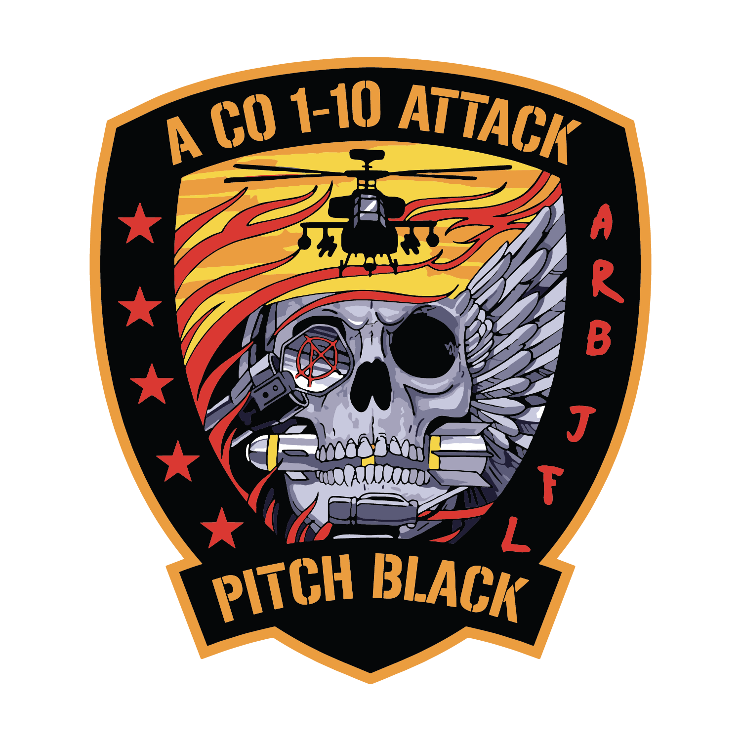 A Co, 1-10 AB “Pitch Black”