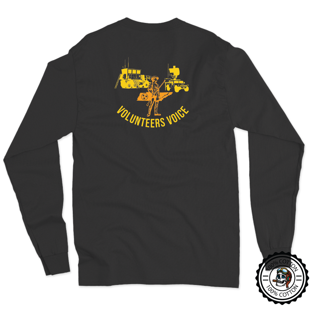 1-107th AOB "Volunteers Voice" Long Sleeve T-Shirt