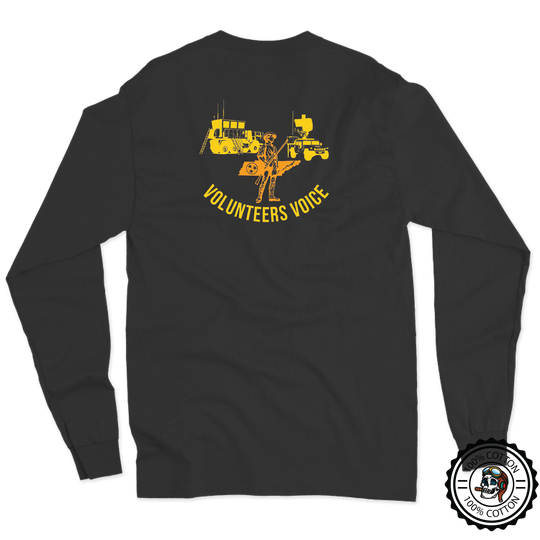 1-107th AOB "Volunteers Voice" Long Sleeve T-Shirt