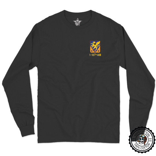 1-107th AOB "Volunteers Voice" Long Sleeve T-Shirt