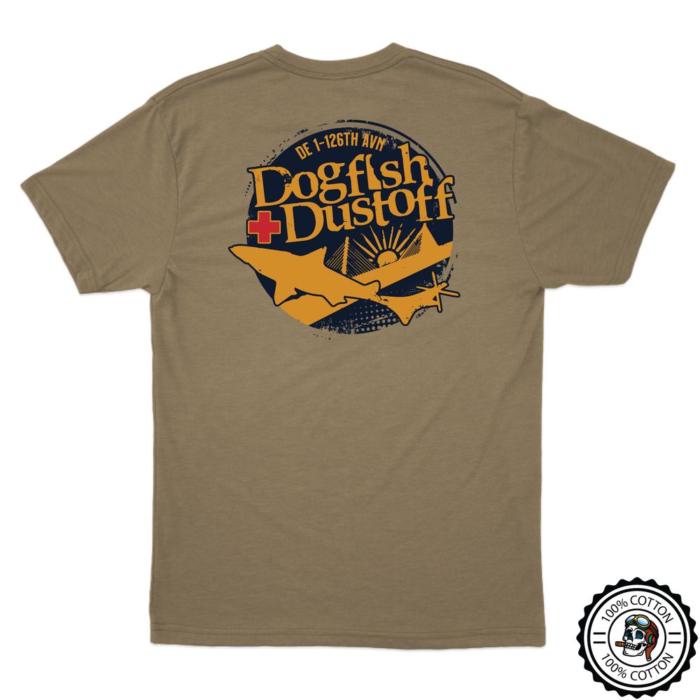 1-126 AVN "Dogfish Dustoff" Tan 499 T-Shirt