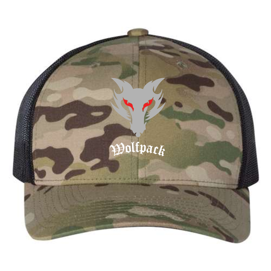 1-82 AB "Wolfpack" Embroidered Hats