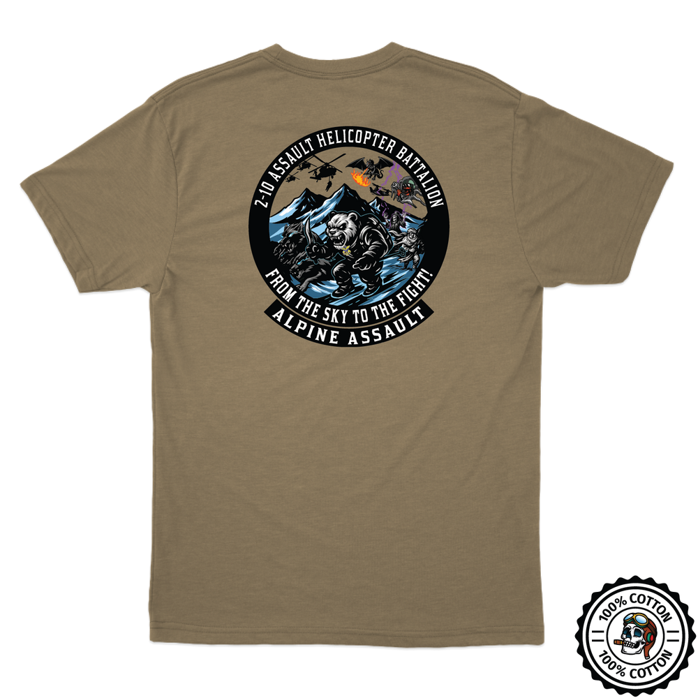 2-10 AHB "Alpine Assault" Tan T-Shirt