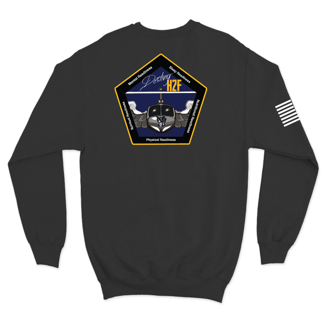 101 CAB H2F w/Flag Crewneck Sweatshirt