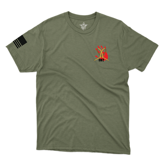 101st MDG GST_tee_heathermilitarygreen_front.png