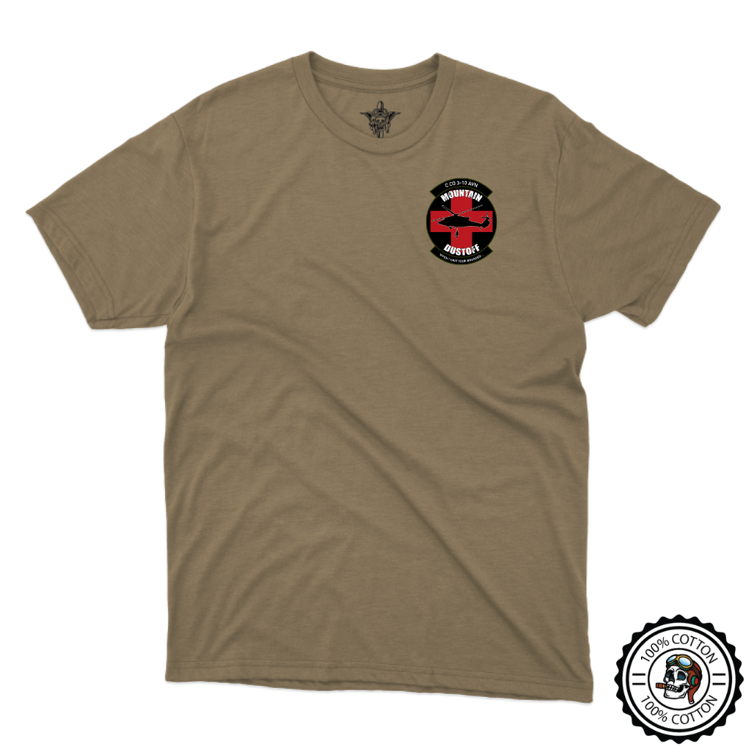 C Co, 3-10 GSAB Mountain Dustoff Flight Approved T-Shirt