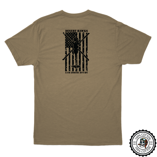 A Co, 2916 AVN "Desert Hawks" Tan T-Shirt