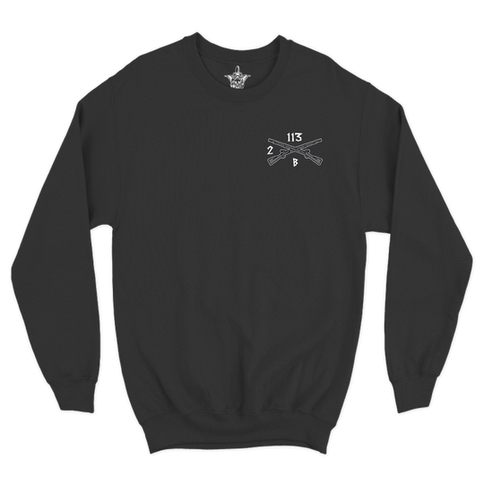 1st PLT, B Co, 2-113 IN Crewneck Sweatshirt