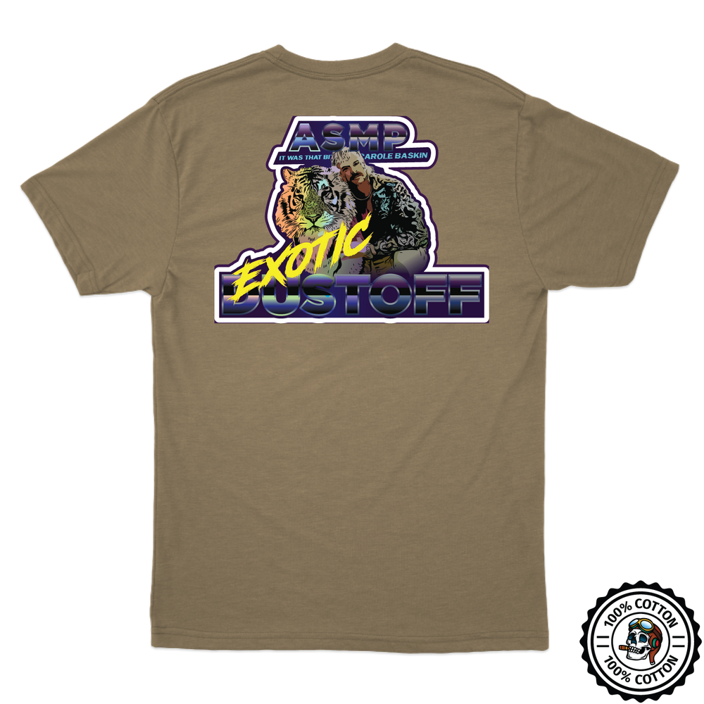 ASMP, C Co, 2-4 AVN "Exotic Dustoff" Tan 499 T-Shirt