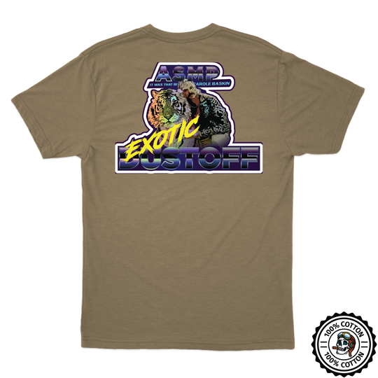 ASMP, C Co, 2-4 AVN "Exotic Dustoff" Tan 499 T-Shirt