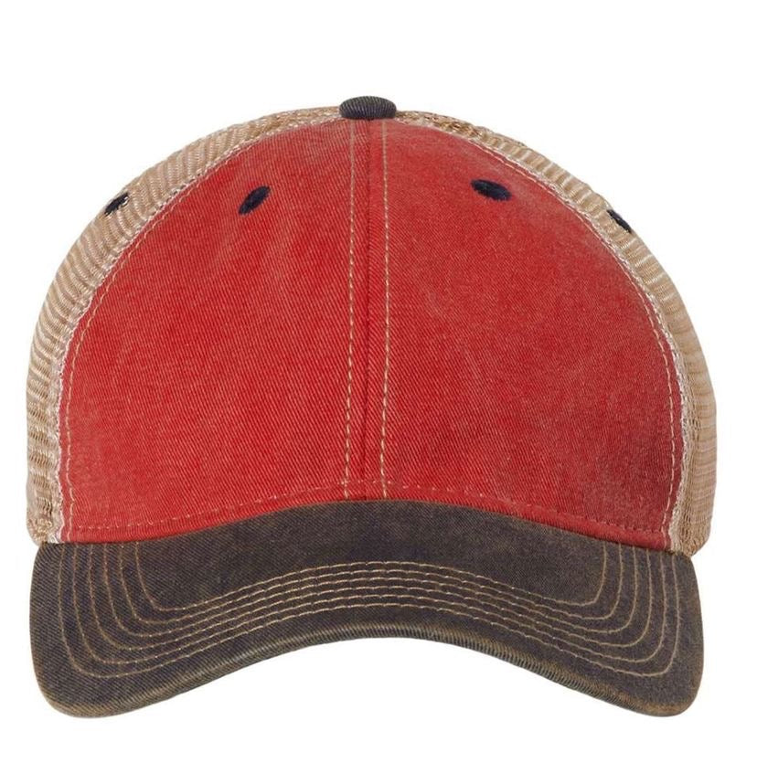 Santa Candy Skull Patch Hat - Brown - Customizable
